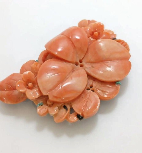 Juego de 8 Clip Obi Coral Japonés Vintage - Peso Total 130,8 g - Imagen 14 de 18