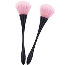 2Pcs Nail Dust Brushes Nail Art Dust Powder Remover Acrylic Nail Tool