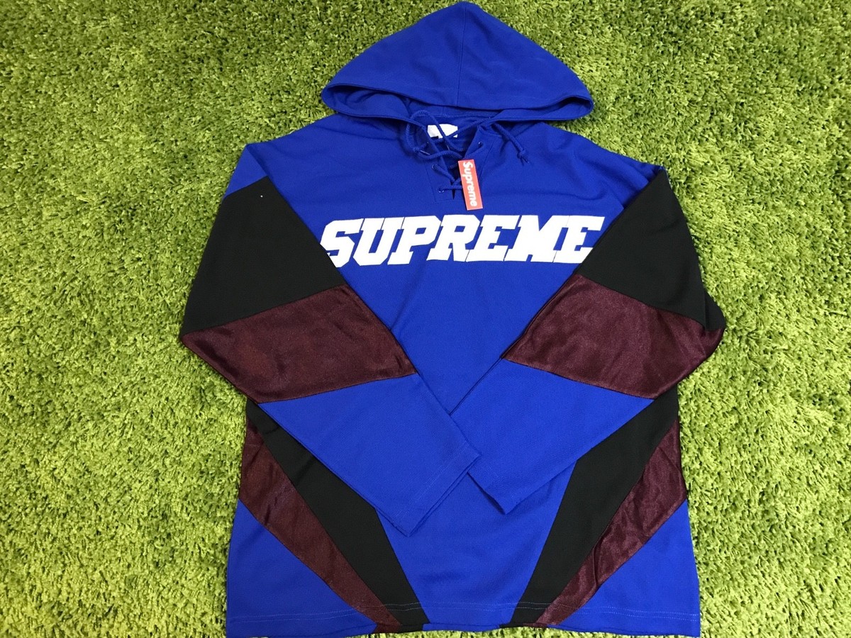 Supreme F/W 2017 Hooded Hockey Jersey Box Logo | eBay