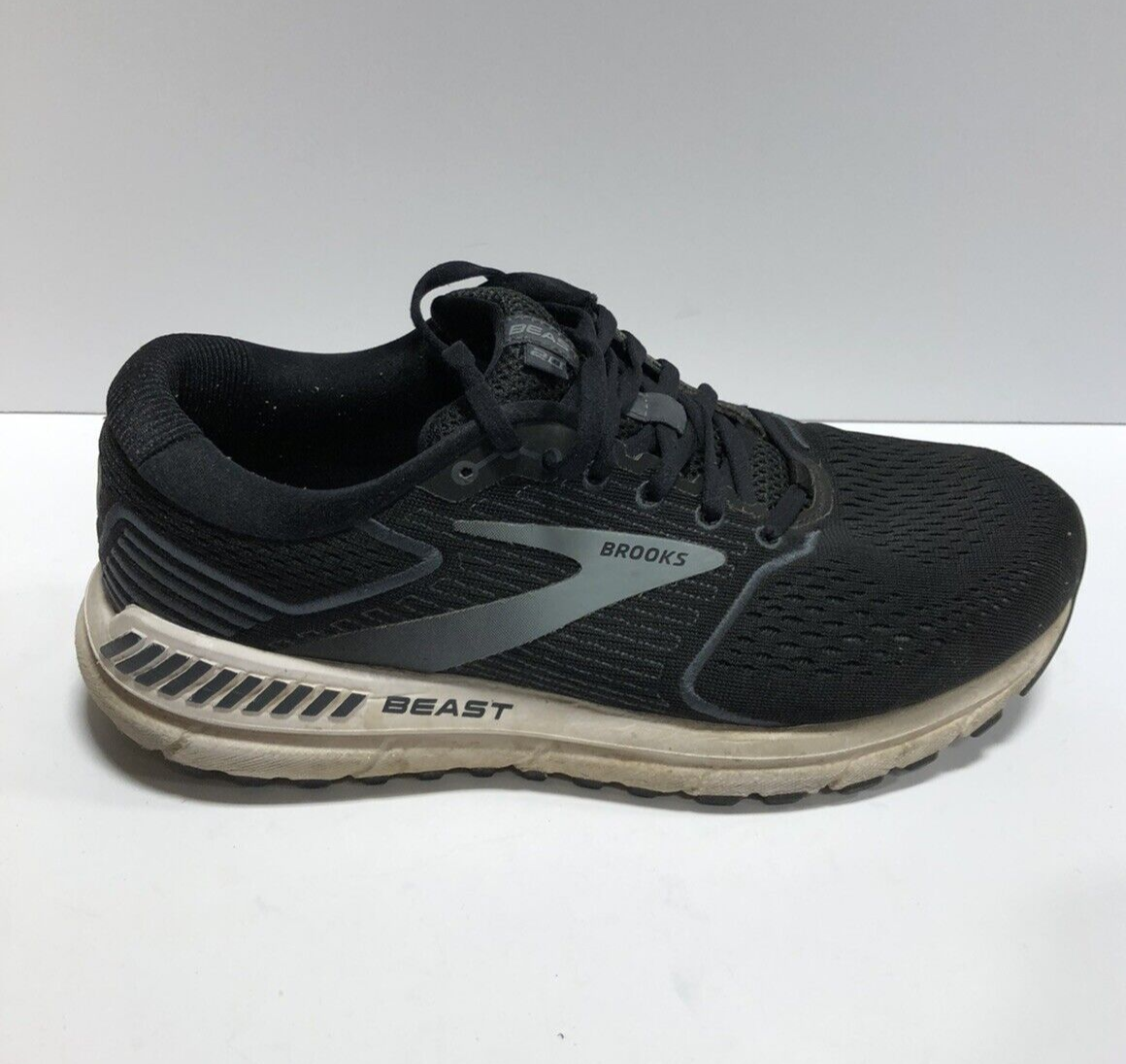 Brooks Beast 20 Mens Running Shoes Black Size