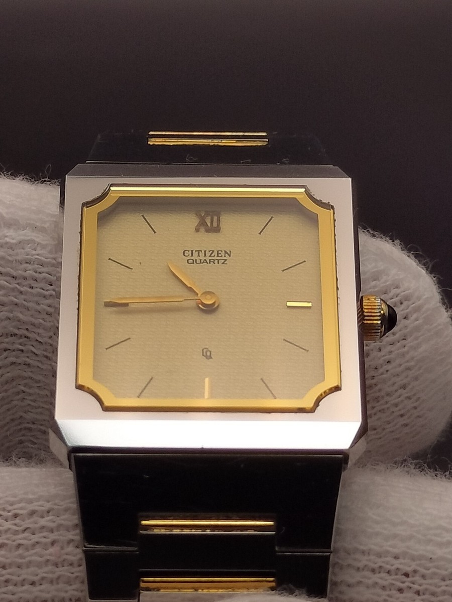 【美品　希少　新品電池】2008 CITIZEN 2200-4-9s7911 Vintage Citizen Quartz Ladies Square Watch Battery Replaced