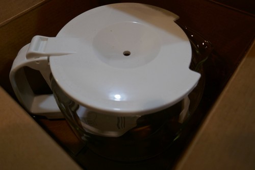 Mr Coffee PD12 Replacement Carafe Pot 10-12 Cups Glass White Decanter - Picture 2 of 3