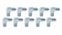 Allstar Professional Adapter Fittings -3 Zu 1/8 NPT 90Grad 10Er Pack