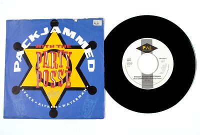Stock Aitken Waterman   Packjammed Mit Der Party Posse   7'' Vinyl   1988   VG+
