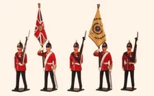 COJF-3182B - Colours and Escort The Buffs 1890 (Set 26) 5 Figures - Tradition
