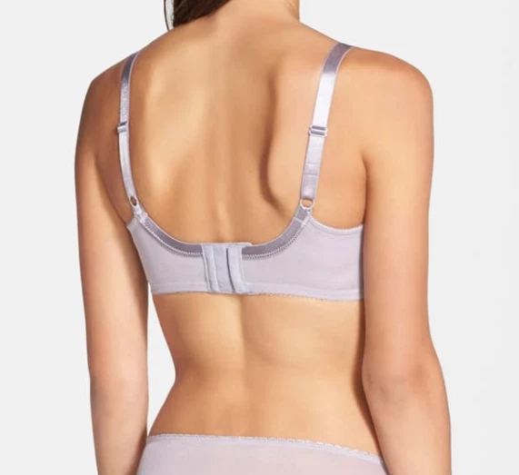 Wacoal Retro Chic Full-Busted Underwire Bra Pastel Lilac Women's Size 34D L62909 - Image 2 of 2