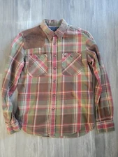 Ralph Lauren Polo Sport Plaid Utility Cargo Sportsman Hybrid Shirt Jacket Rare M