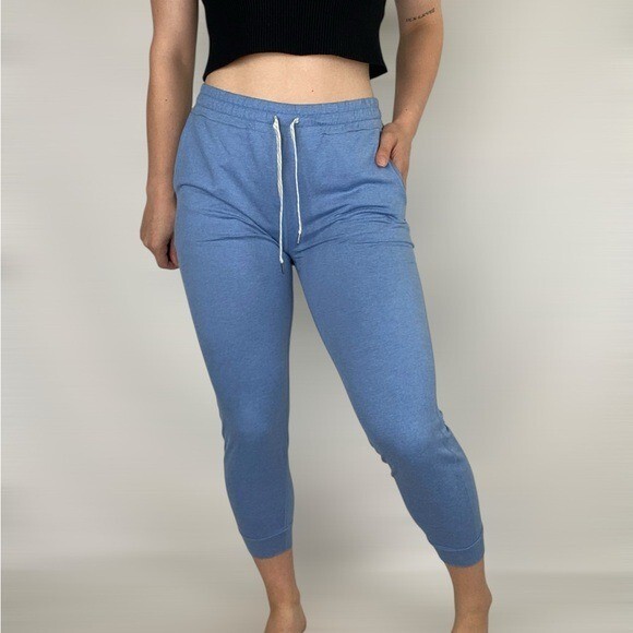 VUORI Isle Blue Heather Performance Jogger Yoga Gym Loungewear