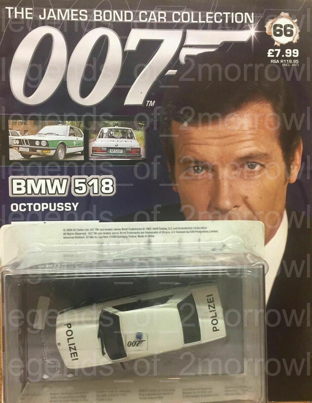 EAGLEMOSS JAMES BOND CAR COLLECTION #66 BMW 518 OCTOPUSSY - NEW