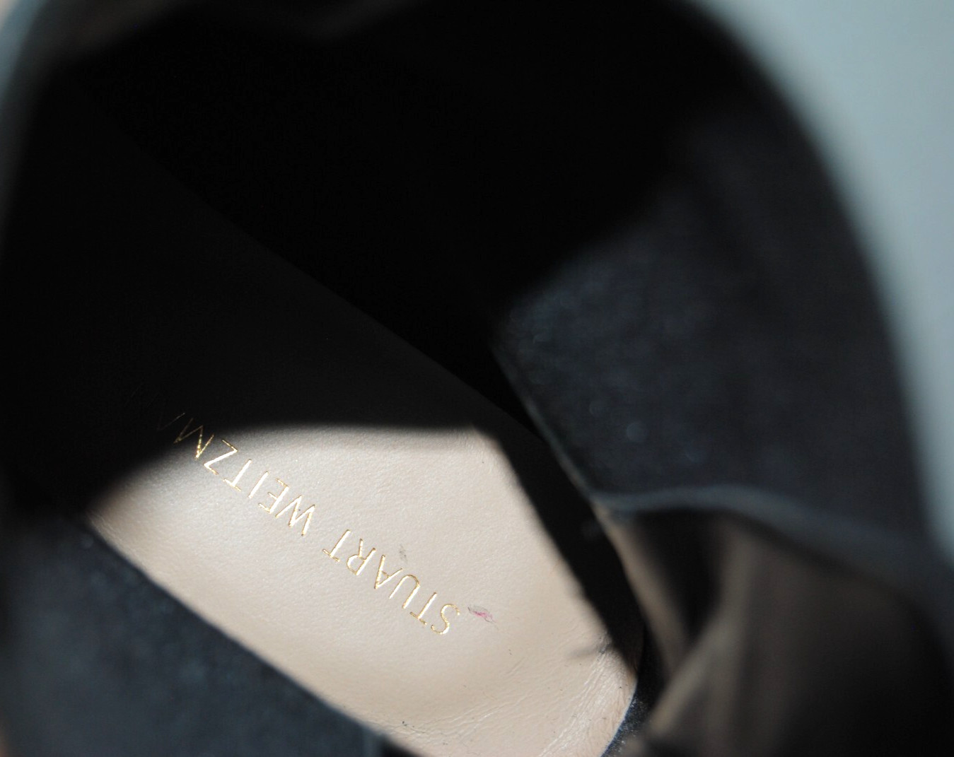 NWOT STUART WEITZMAN CHEALSEA BOOTS BLACK LEATHER WOMEN'S SIZE 6B $595