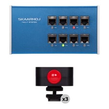 SKAARHOJ Tally Box  3 x Tally Lights Bundle