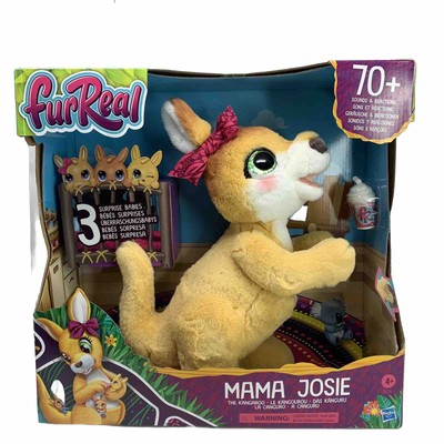 FurReal Mama Josie Plush Kangaroo Toy | Interactive Electronic Pet | 70+ Sounds