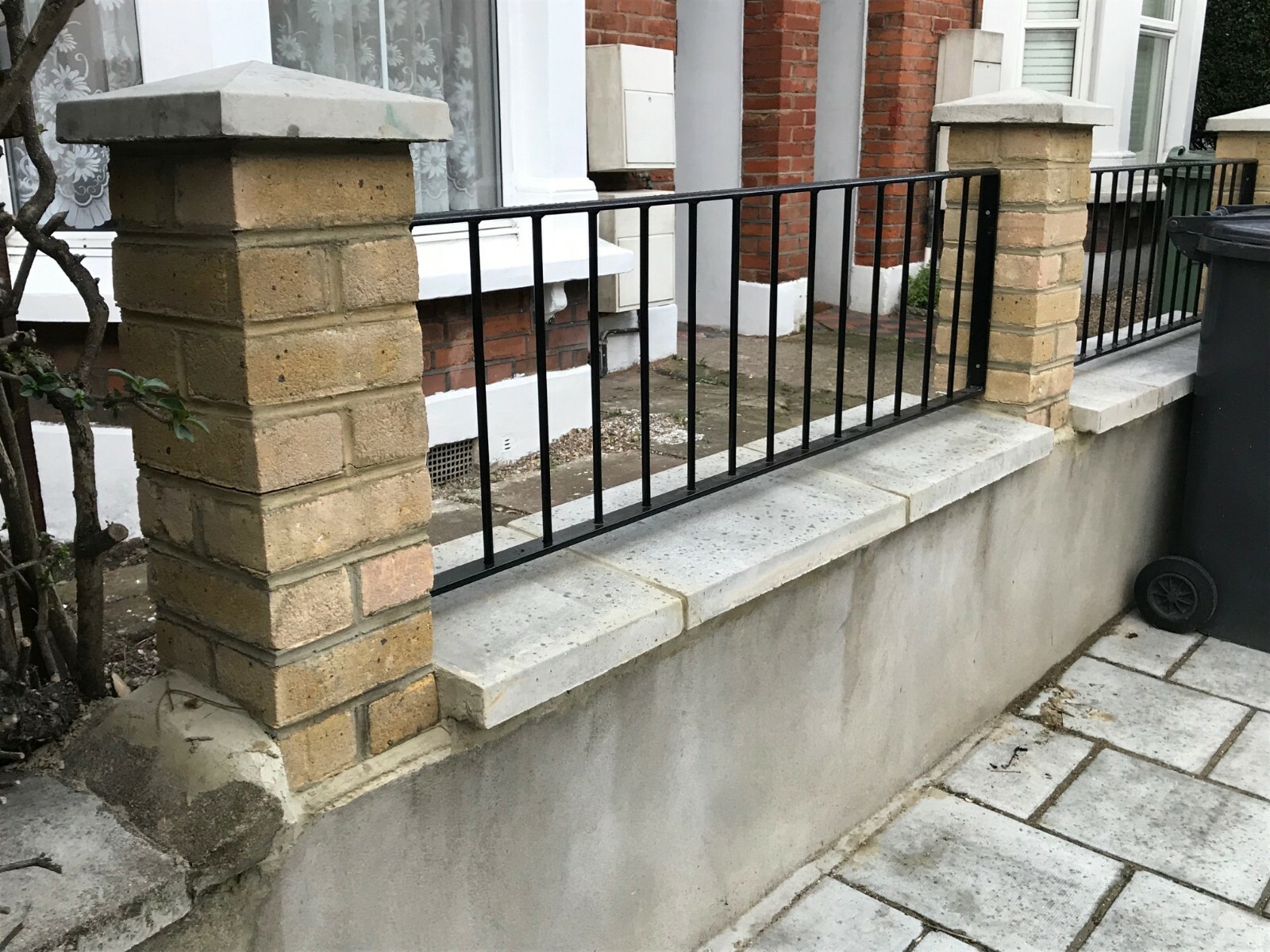 Metal Fencing, low wall steel railing all sizes available Made to order ...