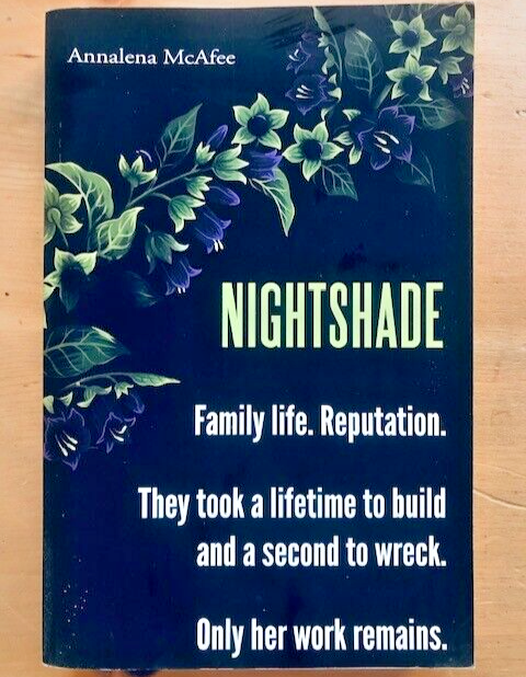 NIGHTSHADE by ANNALENA MCAFEE - Pub. HARVILL SECKER -  *PROOF*