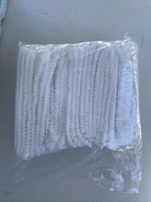 100PCS Disposable Hair Net Bouffant Cap Non Woven Stretch Dust Cap Head Cover
