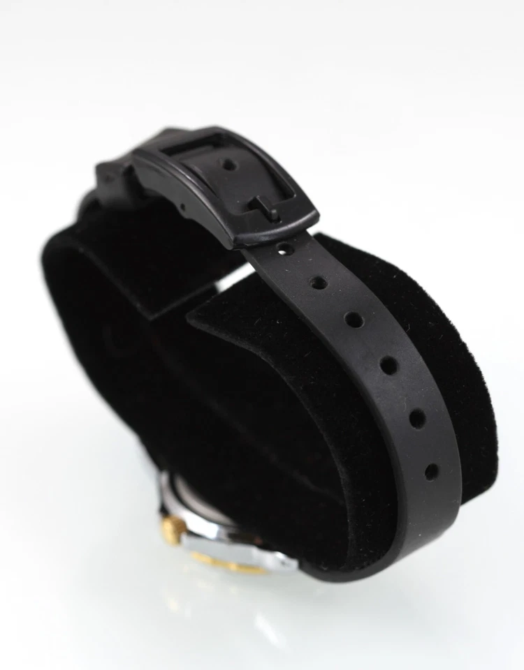 Женские спортивные часы Lorus серебро золото нержавеющая сталь St 50 м черный пластик белый кварц - Изображение 2 из 4