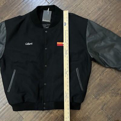 Vintage 90s K&N Filters Racing Team Mens XL Black Varsity Bomber