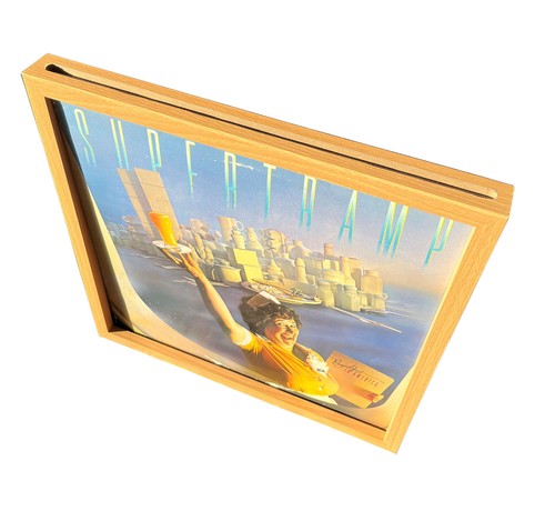 Schallplattenrahmen Rahmen für Vinyl Schallplatte in braun 12" Bilderrahmen - Bild 4 von 5