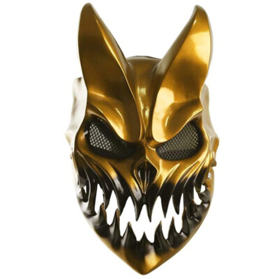 Halloween Slaughter To Prevail Maske mit beweglichem Mund,Cosplay-Kostümmusik De