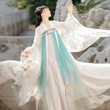 New Adult Costume Chinese Ancient Hanfu Full Chest Skirt Female Wide Sleeves