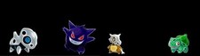 Pokemon pokmon gengar video games anime simple Pad Gaming Mat Desk