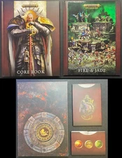 Warhammer Age of Sigmar Core Book Spearhead Fire and Jade Game Board 4th Edition