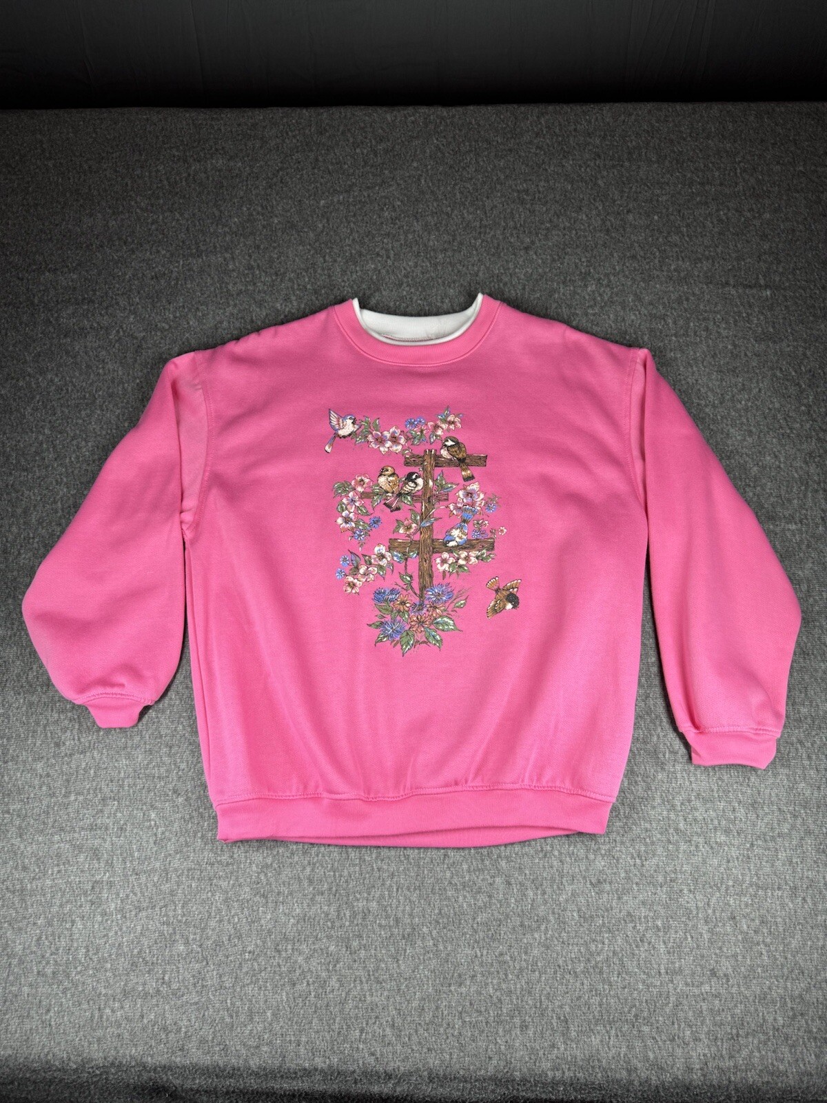 Vintage Basic Editions Pullover Size Large Birds … - image 1