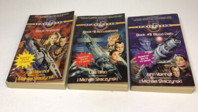 Babylon 5 Paperback Books 1 2 3 Voices Accusations Blood Oath Set Of 3