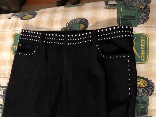 Women's INC Black Denim Jeans Size 16 