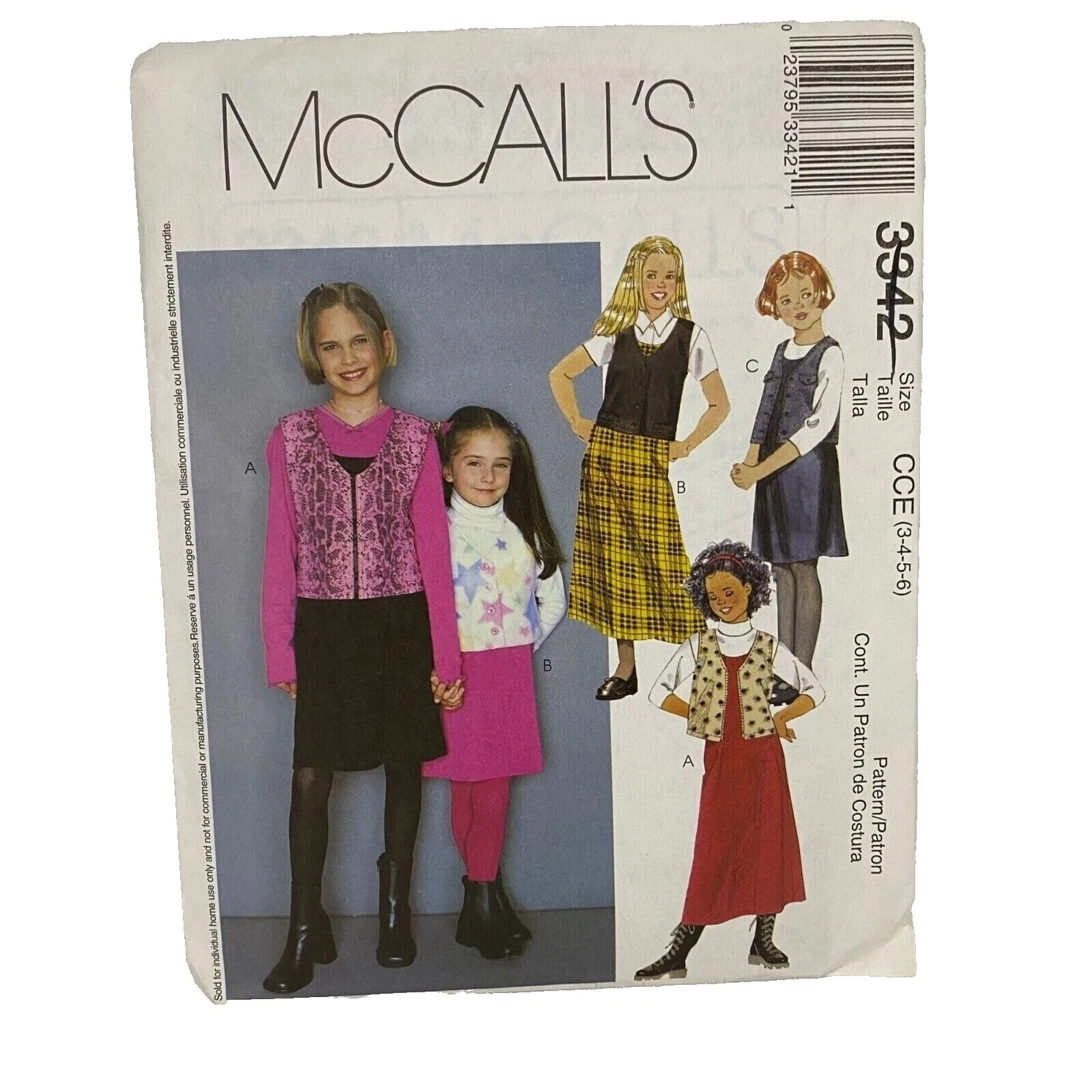 Girls Vest Sewing Patterns