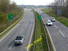 Photo 6x4 A46 towards the Hobby Horse Roundabout Syston/SK6211 Looking s c2014