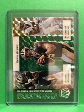 2020 Mosaic Football Drew Brees Flea Flicker Green Prizm Saints 🔥