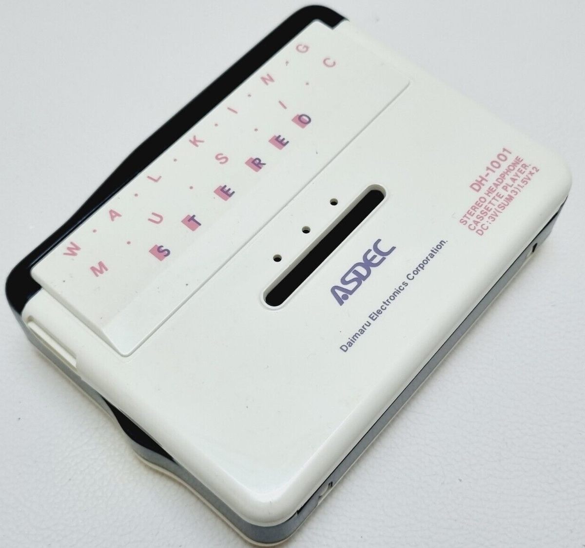 Vintage ASDEC Stereo Headphone Cassette Player Walkman DH
