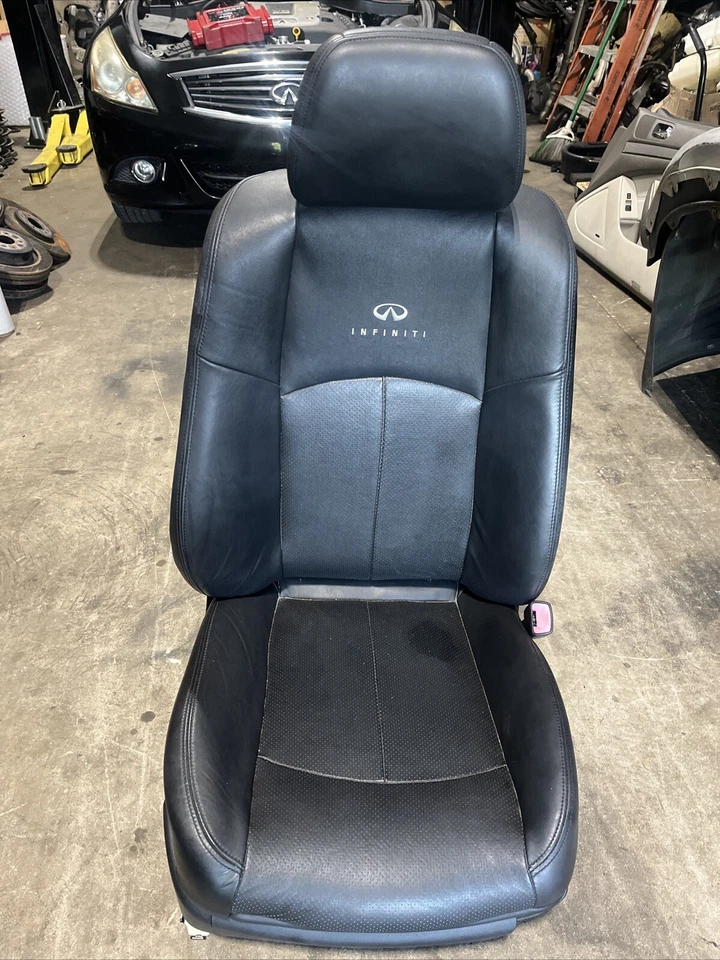2010 13 Infiniti G37X AWD Sedan RH Side Seat Black Color Works Good - Image 2 of 4
