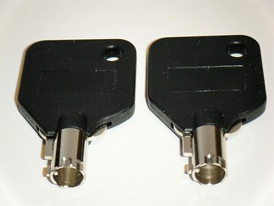 2  F21 Keys Craftsman Gladiator GarageWorks Toolbox Keys F21 W/Large Black Caps