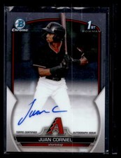 2023 Bowman Chrome #CPA-JCL Juan Corniel Chrome Prospect Autographs