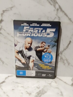 Fast & Furious 5 (DVD, 2011) Region 2,4,5