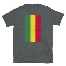 Bolivia Sudamérica La Paz Sucre Bandera Envejecida Manga Corta Unisex Camiseta