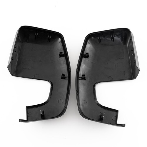 PAIR Rear View Mirro Cover Cap Matte Black For Ford Transit Custom 2012-2023 . - Picture 12 of 13