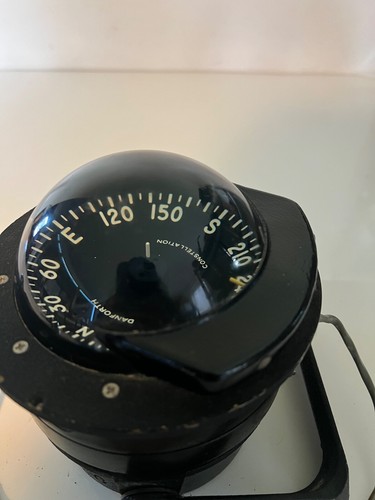 VINTAGE DANFORTH CONSTELLATION 6" MARINE BOAT COMPASS - 第 3/10 張圖片