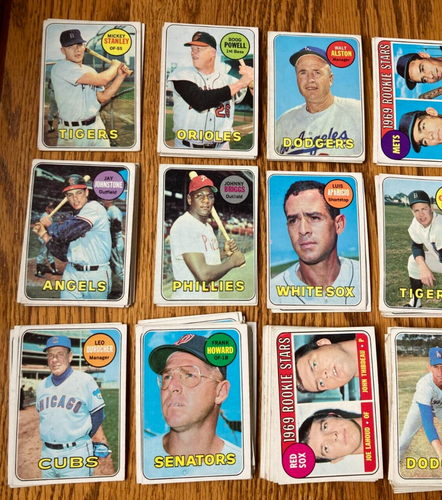 1969 Topps Baseball Starter Lot - 179 Cards - Morgan Sutton Kaat Wills More! - Picture 3 of 6