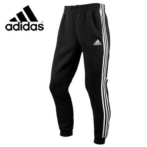 Adidas Men's 3-Stripes Fleece Track Pants Black GK8821 | eBay