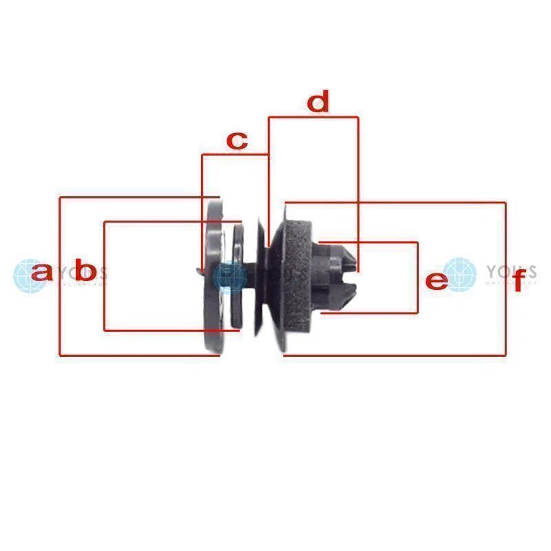 30 x YOU.S Clips Originales para Audi Cabriolet / Coupe / F103 / Q3 / Super 90 / TT Foto 2 de 2