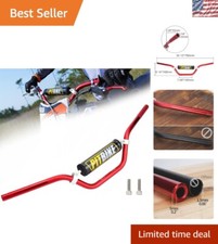 Upgraded 22mm Dirt Bike Handlebars with Foam Pad - Customizable Length Options