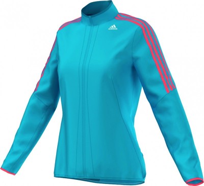 adidas Response Wind RunningJacket Damen Laufjacke blau [D88349