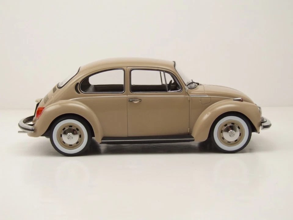 VW 1303 Maggiolino 1973 Beige Modellino 1:18 Norev - Immagine 4 di 4
