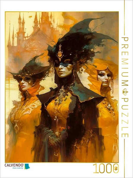 Calvendo Puzzle Three Beauties | 1000 Pieces, Finished Size 25.2 × 18.9 In (64 ×-image
