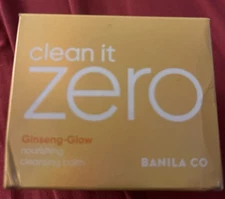 BANILA CO. ~ CLEAN IT ZERO GINSENG-GLOW CLEANSING BALM ~ 3.38 OZ  NEW IN BOX