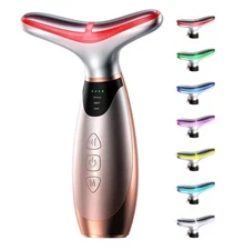 Facial Massager, 7 Colors Red Light Therapy for Face and Neck, Face Lift Devi...
