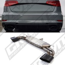 RS3 STYLE DUAL TIP EXIT EXHAUST CONVERSION FOR AUDI A3 8V S-LINE HATCH 2017-2020